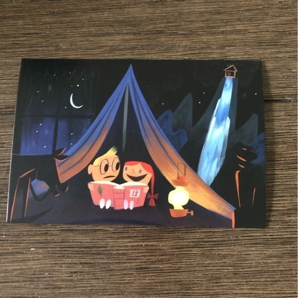 Disney Pixar Movie Postcards: UP: Carl & Ellie 4 pack.